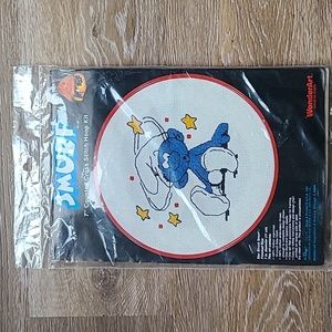 Vintage Smurf Cross Stitch Kit